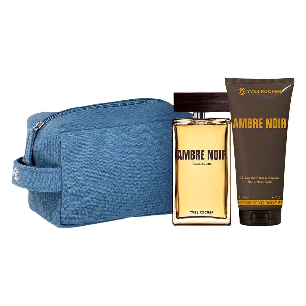 Men's Eau de Toilette and Hair & Body Wash Set - Ambre Noir