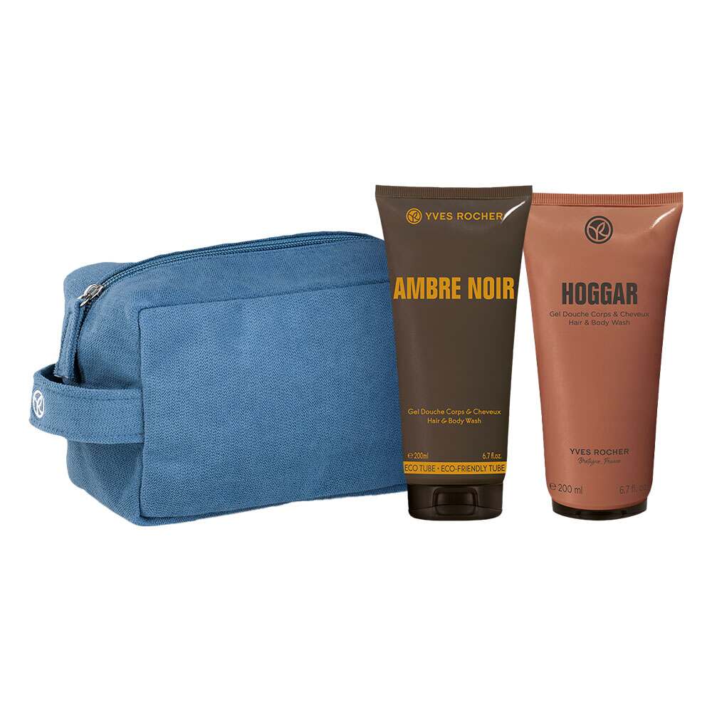 Men's Shower Gel Duo - Hoggar & Ambre Noir