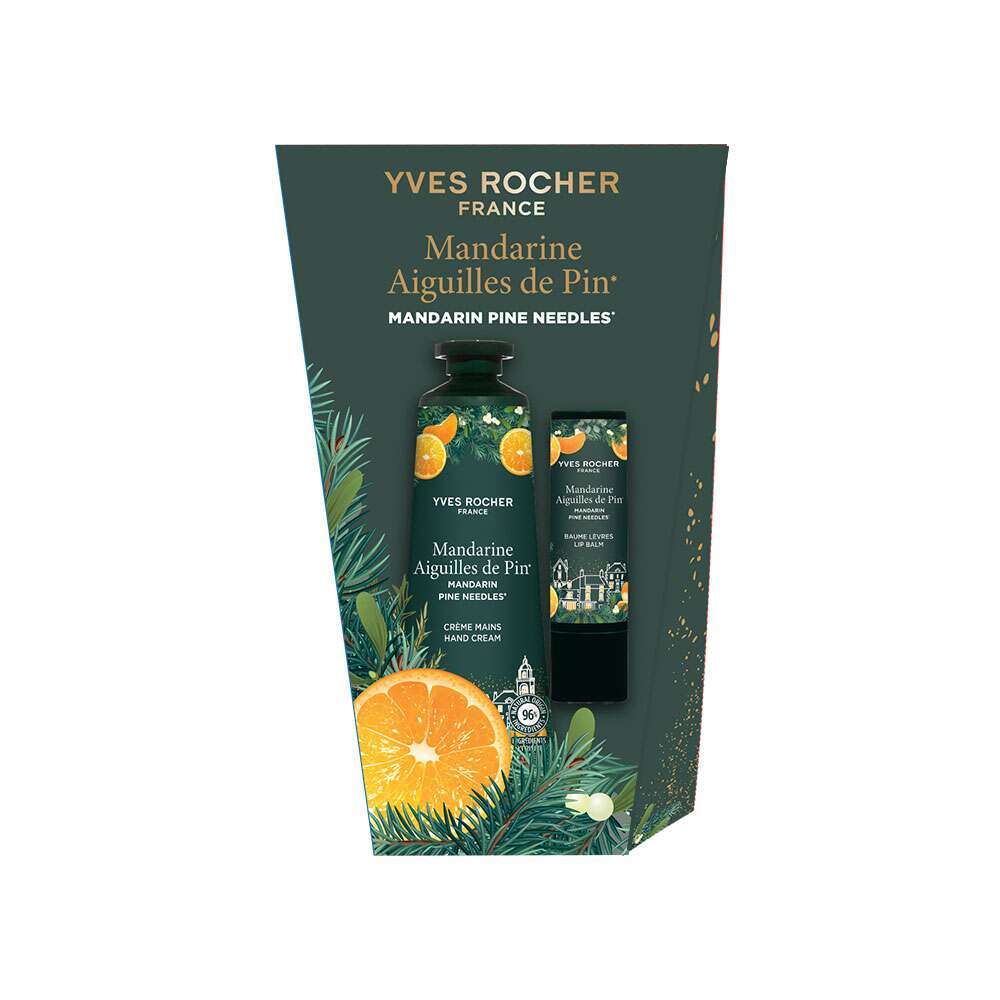 Lip Balm & Hand Cream Duo - Mandarin Pine Needles