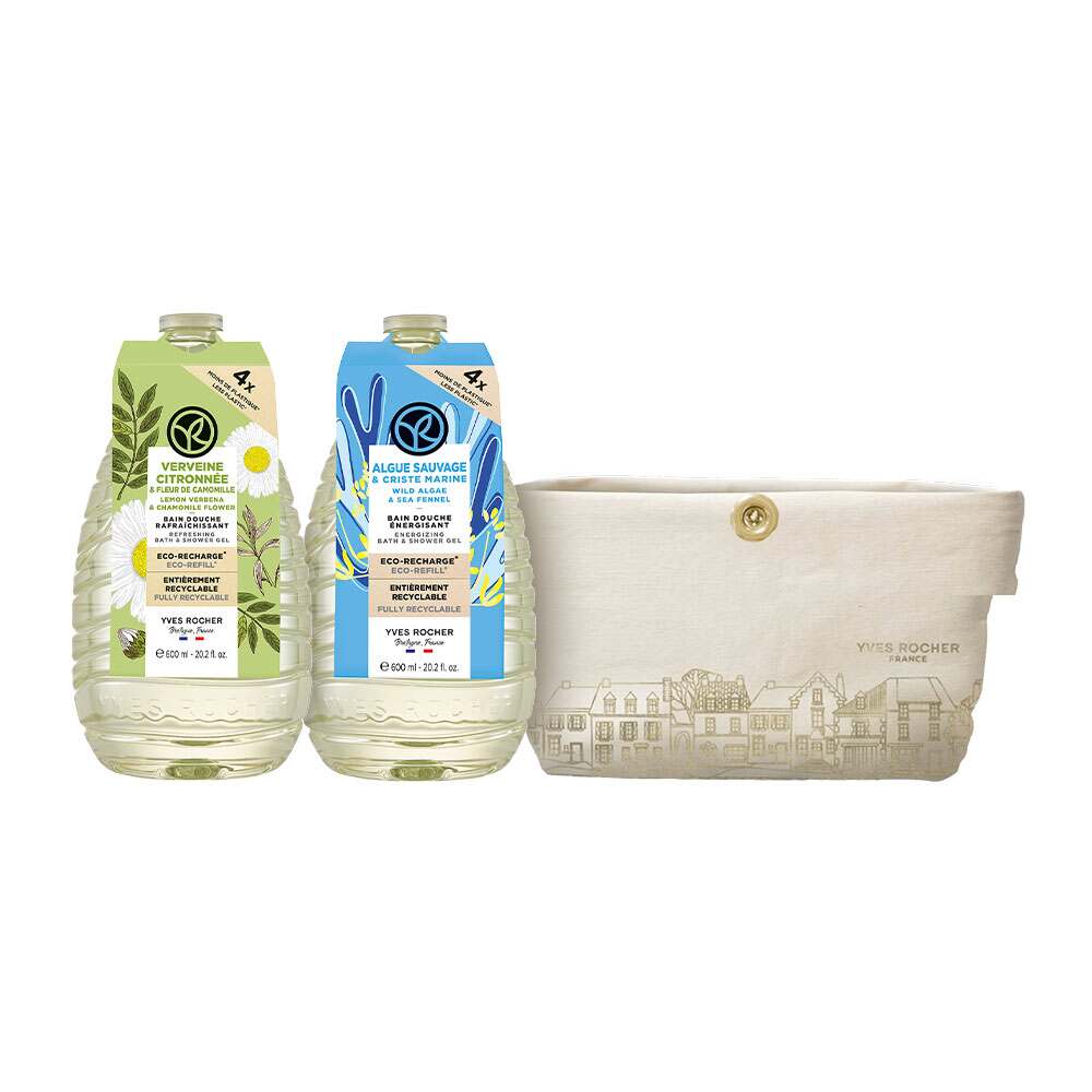 Duo Eco-Refill Bath & Shower Gel - Algae & Lemon Verbena