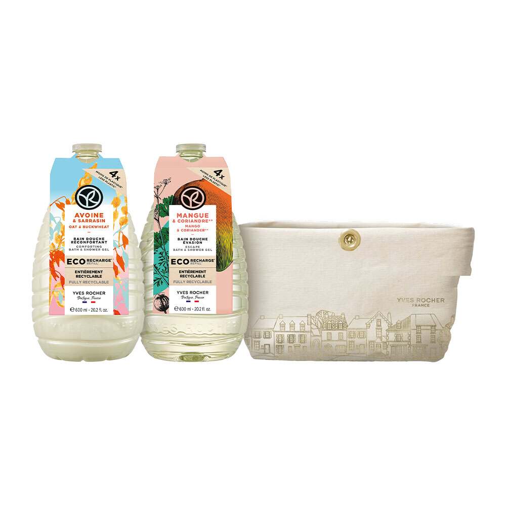 Duo Eco-Refill Bath & Shower Gel - Mango & Oat