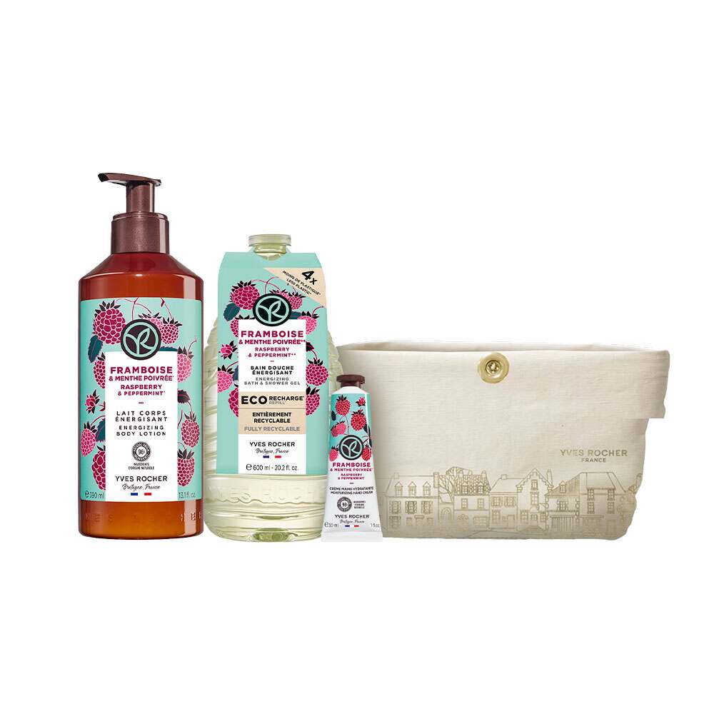 Body Care Trio - Raspberry & Peppermint