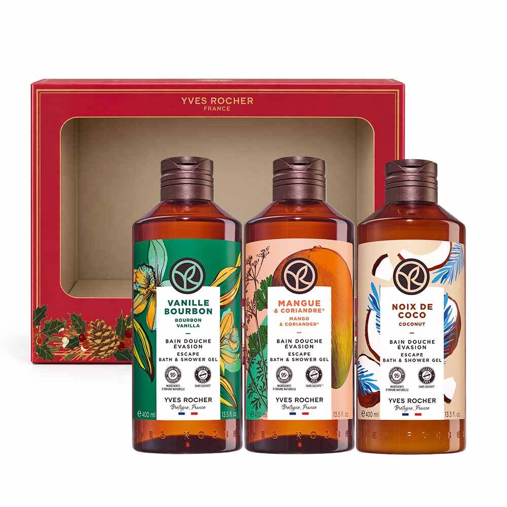 Ensemble Évasion Ensoleillée - Trio Gels Douche 400 ml